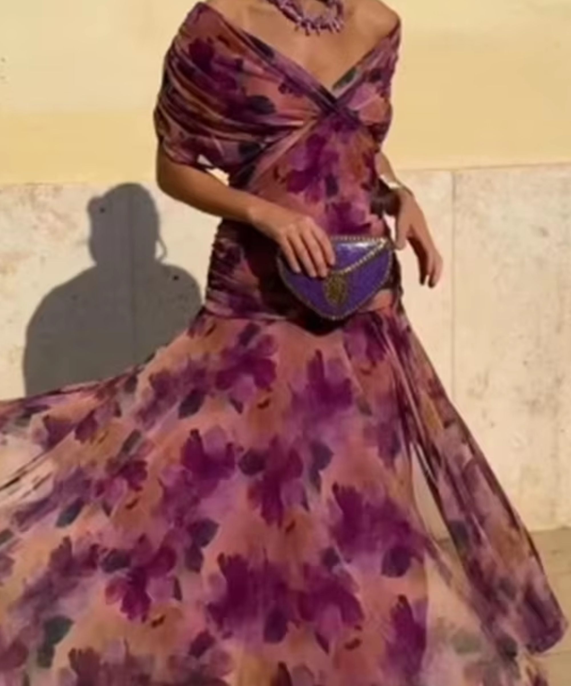Eloísa™ | Vestido Largo Floral de Gasa