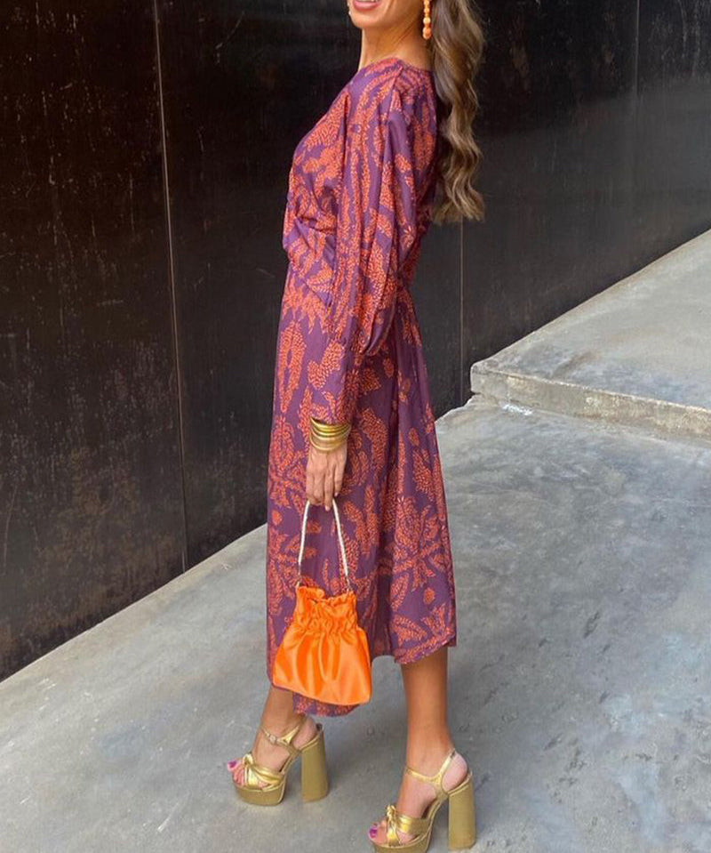 Isadora™ | Vestido Midi Estampado