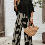 Valeriana™ | Conjunto Top Asimétrico y Pantalón Boho