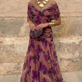 Eloísa™ | Vestido Largo Floral de Gasa