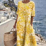 Nicolasa™ | Vestido Midi Floral Corte A