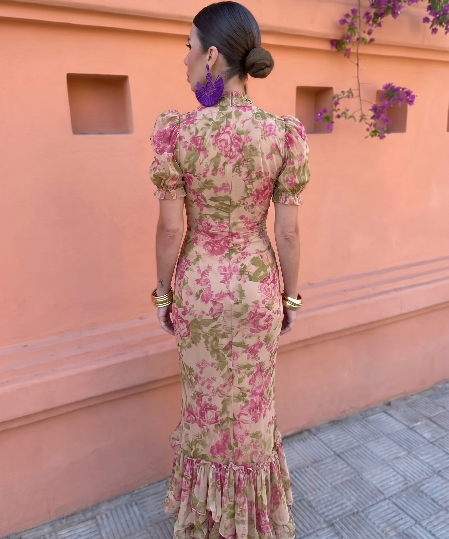 Felicidad™ | Vestido Floral de Rosas